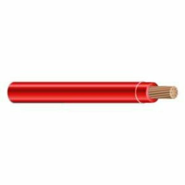 Unified Wire & Cable 12 AWG UL THHN Building Wire, Bare copper, 19 Strand, PVC, 600V, Red, Sold by the FT 1219BTHHN-2-2.5M